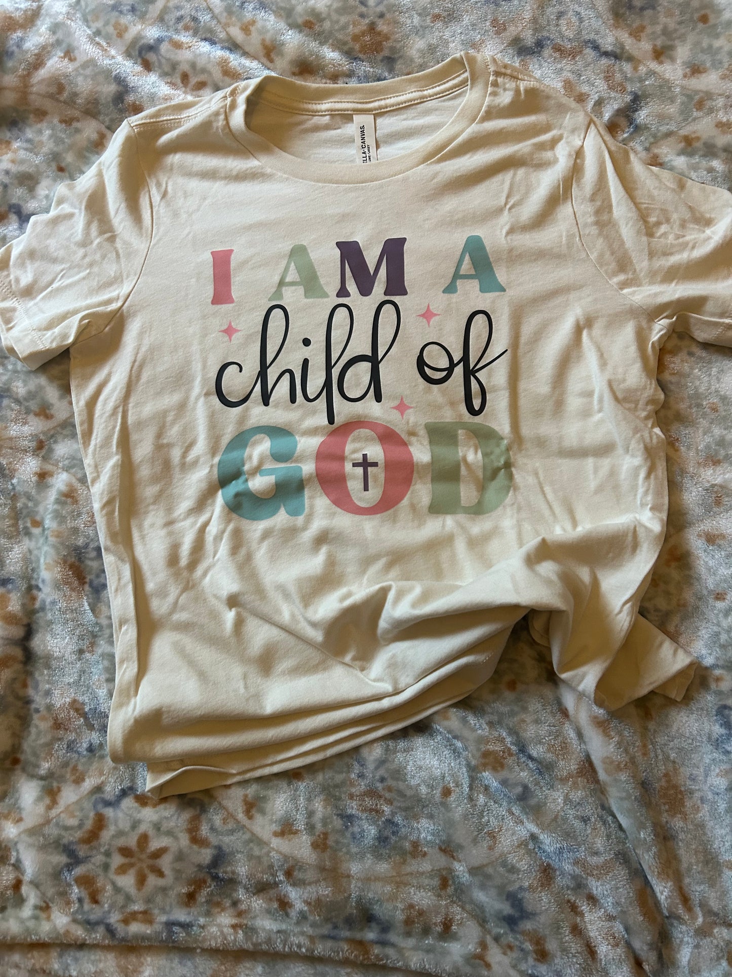 "I am a child of God" short sleeve shirt